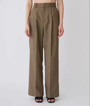 ENOF plaid pants 브라운 M