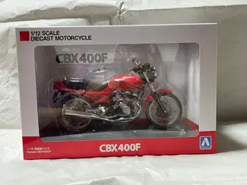 아오시마 1/12 완성품 바이크 혼다 CBX400F 몬차 레드