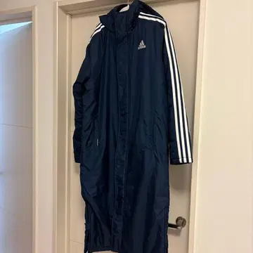 adidas 네이비 벤치 코트 climastorm