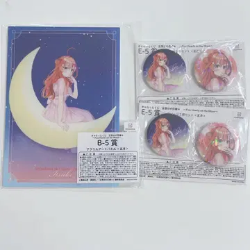 5등분의 신부 나카노 이츠키 캐릭터 복권 아크릴 아트 패널 캔뱃지