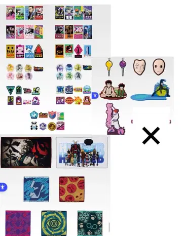 헌터x헌터 제일복권 하위상 세미 컴프 세트