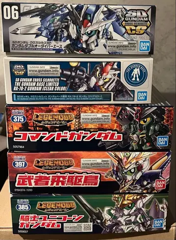SD 건담 BB전사 크로스 실루엣 묶음 판매 건담 프라모델