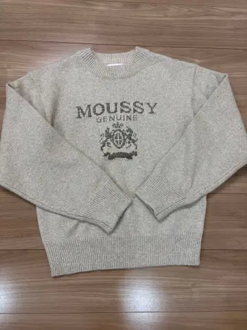 MOUSSY 로고 니트 스웨터 FREE 사이즈