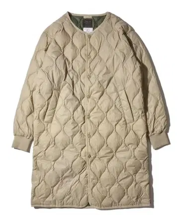 TAION 퀼팅 롱 코트