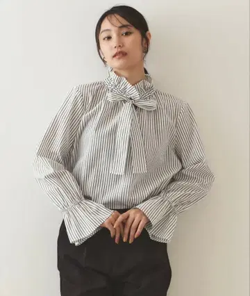 [ 새상품급 ] OPAQUE.CLIP 보타이 블라우스