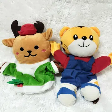 호비(시마지로) 루돌프(산타 의상) 퍼펫 2체