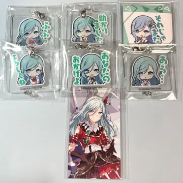 프로세카 히노모리 시즈쿠 아크릴 참 트레이딩 카드 캔뱃지