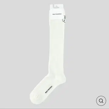 marimekko 화이트 롱 삭스