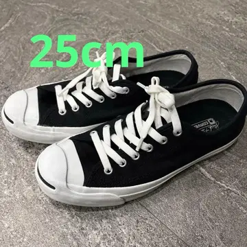 컨버스 잭 퍼셀 블랙 스니커즈 중고품