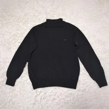 새상품급 밀라 쇤 캐시미어 100% 터틀넥 블랙 48