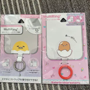 구데타마 스마트폰 링 스트랩 세트