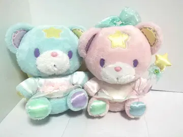 산리오 키키라라 퍼프포프 봉제 인형 별하늘의 보석 상자 리틀트윈스타