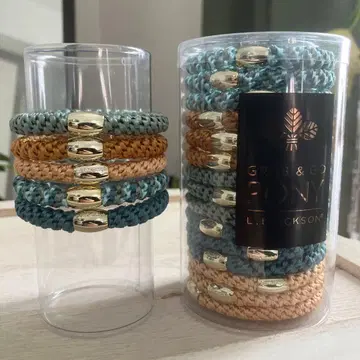 프랑스 슬랙스 머리끈