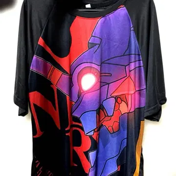 에반게리온 초호기 래글런 스타일 티셔츠