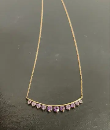 k10 자수정 목걸이 에스테르