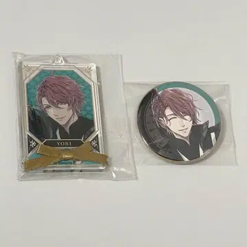 우타카타노 유크로니아 캔뱃지 리본 타이 아크릴 플레이트 키체인 요리