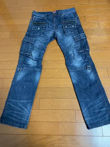 Lyric 카고 스타일 데님 팬츠