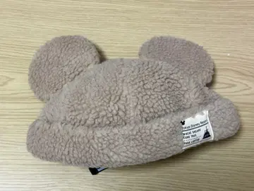 미키마우스 귀 달린 플리스 모자