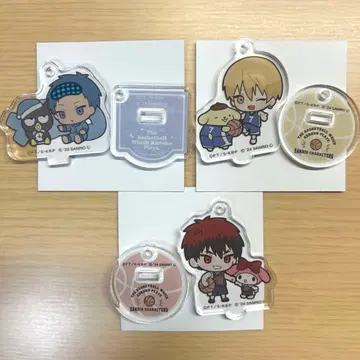 쿠로코의 농구 산리오 키세 아오미네 카가미 아크릴 스탠드 키링 세트