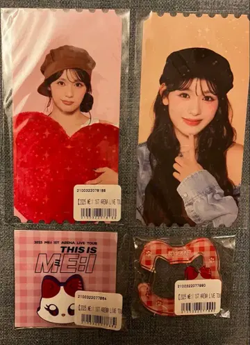 ME:I 온라인 복권 4종 세트 이시이 란