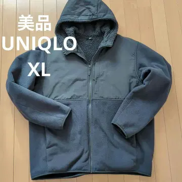 UNIQLO 플리스 자켓 XL 블랙 방풍
