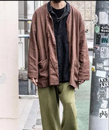 CONFECT 23AW 린넨 슬리핑 셔츠 자켓