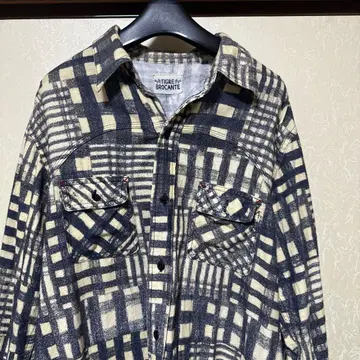 TIGRE BROCANTE 체크 무늬 플란넬 셔츠