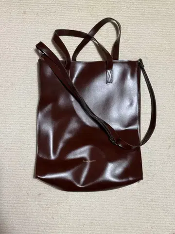 ALICE MARTHA 다크 브라운 토트백