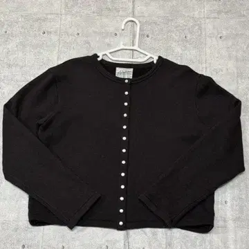 새상품급 agnis b. paris 가디건 프레시옹 블랙 에네스베