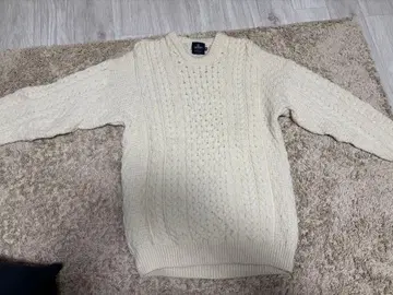 aran 케이블 니트 아이보리