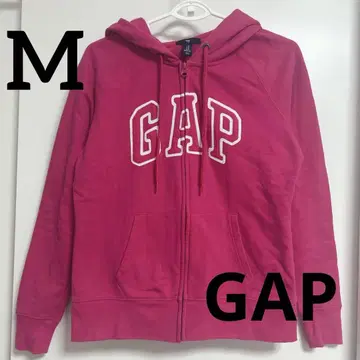 GAP 갭 핑크 집업 후드티 속기모