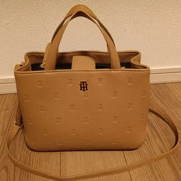 [ 타미힐피거 ] 숄더백 베이지