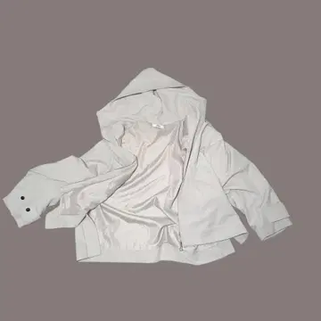 마운틴 파카 아이보리 화이트 오버 사이즈