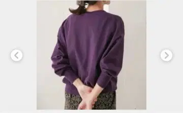 DOORS 크루넥 풀오버 퍼플