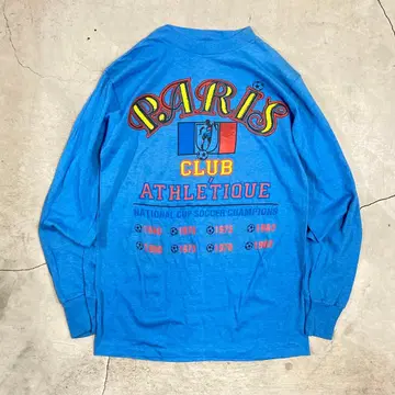 80년대 USA제 빈티지 긴팔 셔츠 축구 스키 vintage