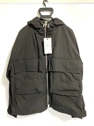 재고 세일 미사용 ZARA 블랙 M 마운틴 후드티