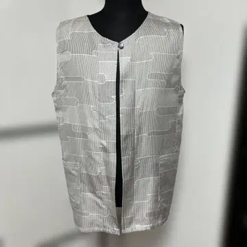 기모노 빈티지 원단 사용 리메이크 베스트