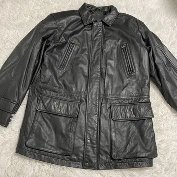 VINTAGE 가죽 아우터 블랙 가죽 자켓 L~XL 사이즈