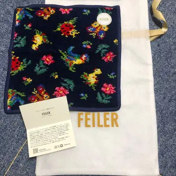 FEILER 하이디 패턴 네이비