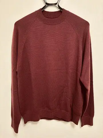 [ BATONER ] 에이징 울 크루넥 니트