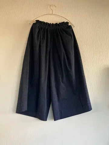 빅 사이즈* 오카야마 데님 가우초 팬츠 * 넉넉한 허리밴딩