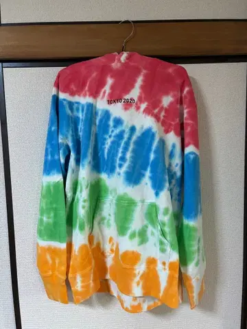 TOKYO 2020 타이다이 후드 부착 트레이닝복