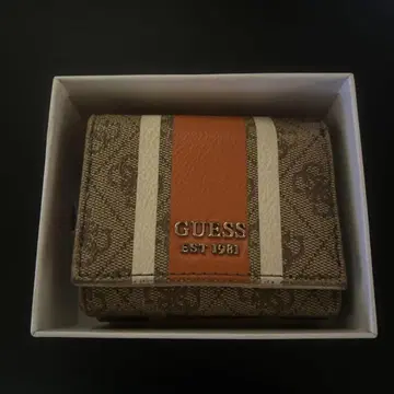 GUESS 3단 폴더형 지갑 SV877144 베이지 여성용