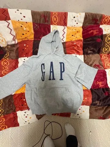 GAP 그레이 후드티 L 사이즈