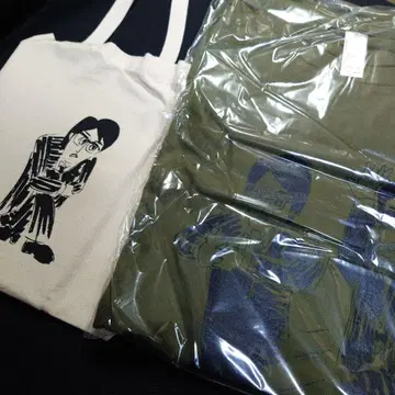 오카무라 야스유키 무코미즈데이치라시쿠테 라이브 T셔츠(XL) 토트백