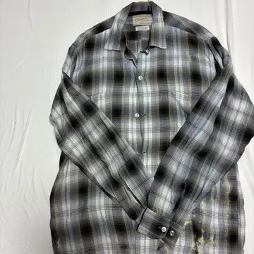 60s 옴브레 체크 셔츠