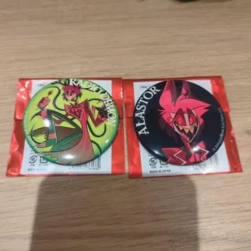 해즈빈 호텔 알래스터 신주쿠 마루이 캔뱃지 2개 세트