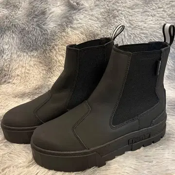 PUMA 사이드 고어 부츠 24.5cm 블랙 새상품 택 포함 통굽