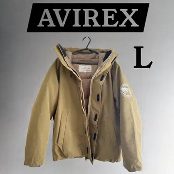 AVIREX 후드 부착 밀리터리 자켓 L
