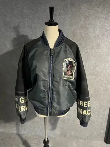 초레어 Harley-Davidson 자켓 그레이 블랙